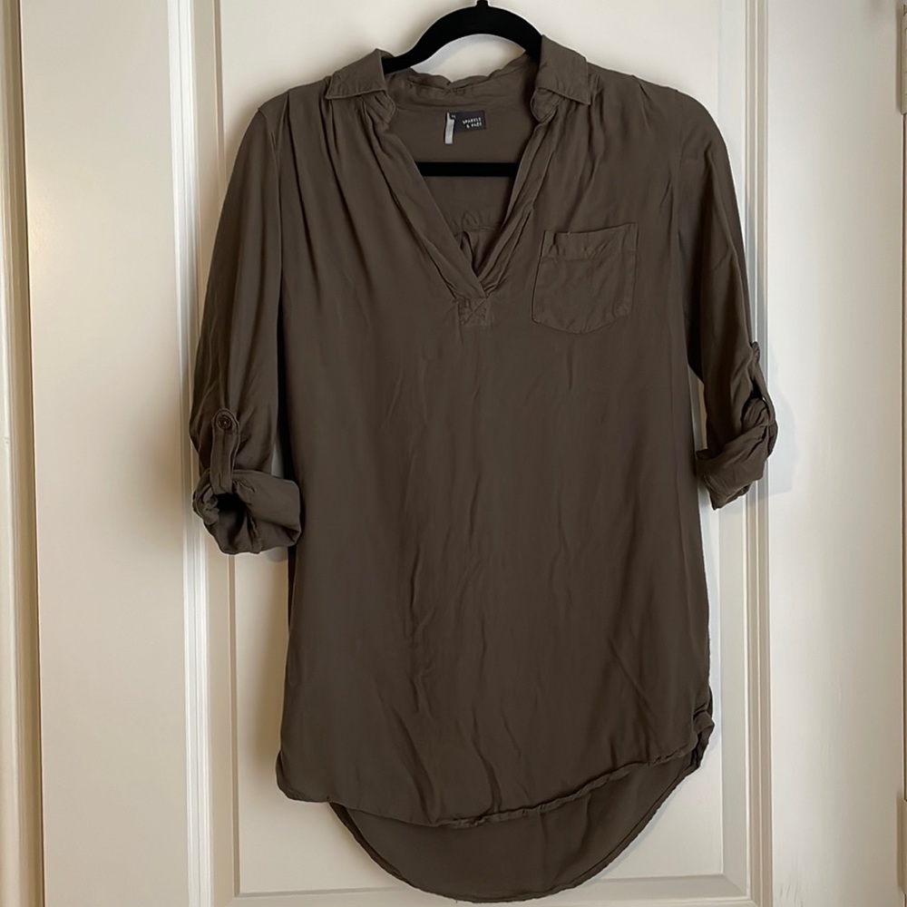 Olive green tunic